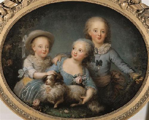 unknow artist The children of the comte d'Artois France oil painting art